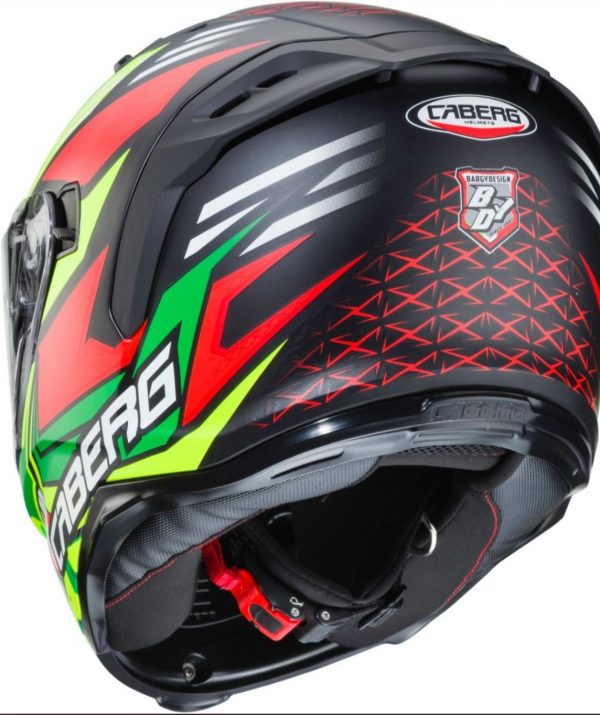 Caberg Avalon Giga Matt Black / Yellow / Red - Image 3