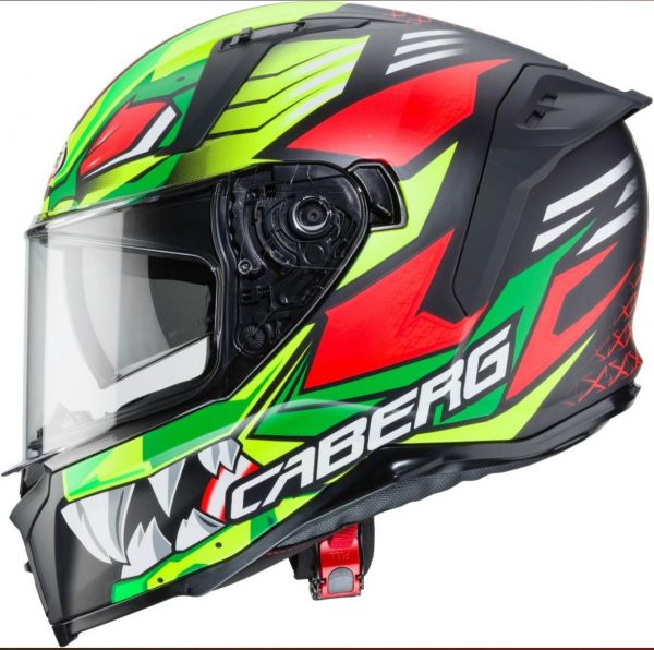 Caberg Avalon Giga Matt Black / Yellow / Red - Image 4