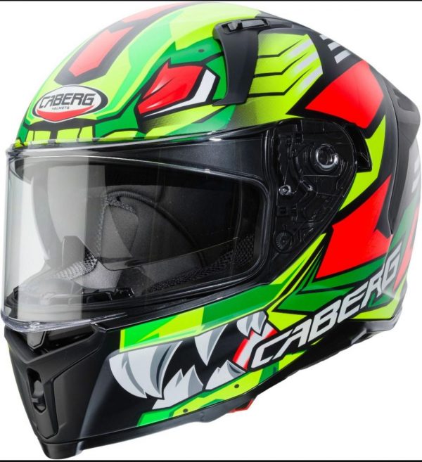 Caberg Avalon Giga Matt Black / Yellow / Red - Image 2